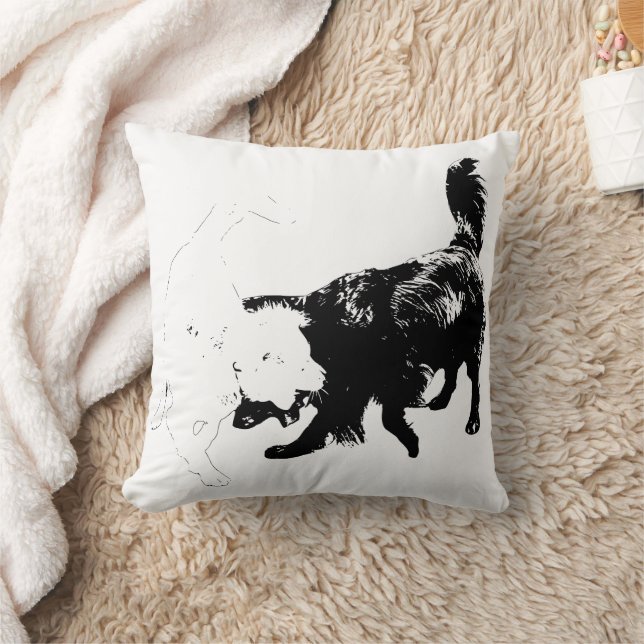 Play In Full Form Throw Pillow (Blanket)