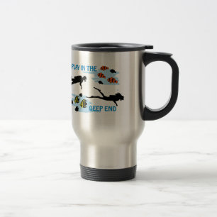 Play In The Deep End Travel Mug