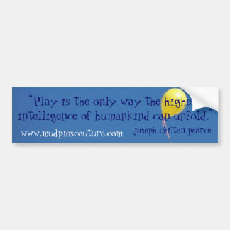 play intelligence - Customized - Customized Bumper Sticker