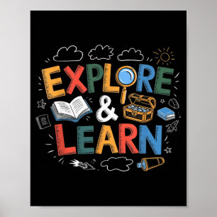 Play Is Learning Explore And Learn Preschool Teach Poster