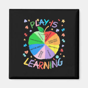 Play Is Learning Special Education Autism Awarenes Magnet