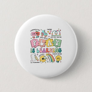 Play Is Learning Sped Teacher Appreciation 2 Inch Round Button