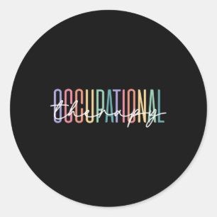 Play Is My Favourite Occupation Autism Special Edu Classic Round Sticker