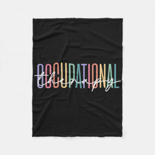 Play Is My Favourite Occupation Autism Special Edu Fleece Blanket