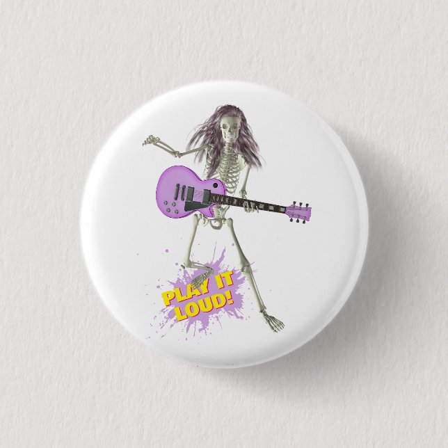 Play It Loud!  1 Inch Round Button (Front)
