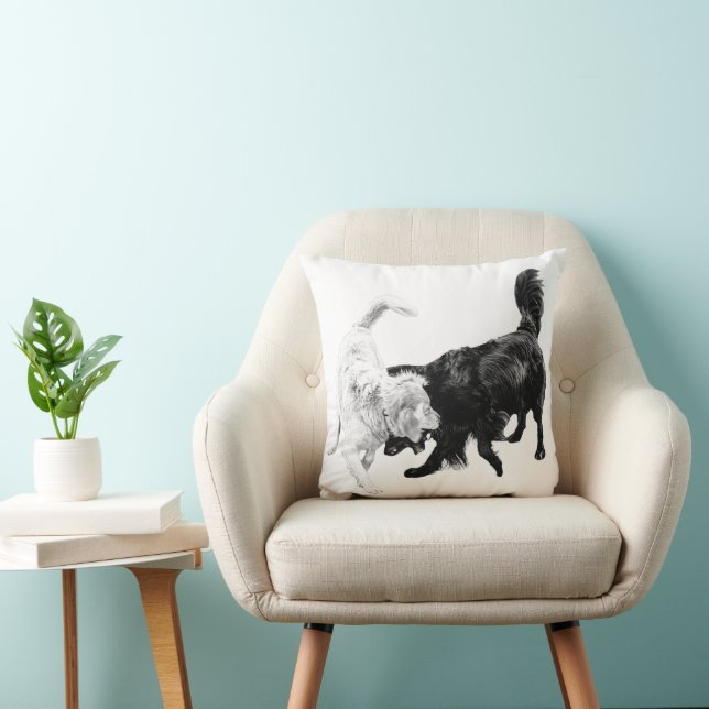 Play Knows No Rules Throw Pillow (Chair)