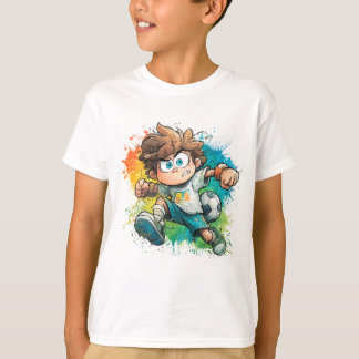 Play, Laugh, Win: Kids Game Vibes T-Shirt