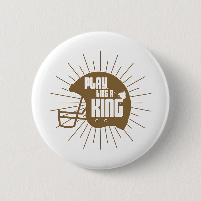 Play Like king 2 Inch Round Button (Front)