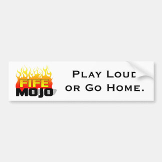 Play Loud Bumper Sticker