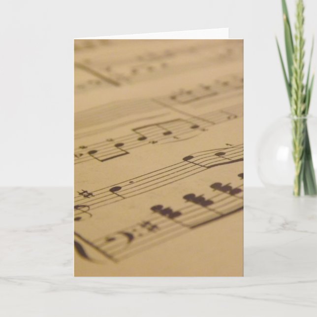 Play Me Another Song Greeting Card (Front)