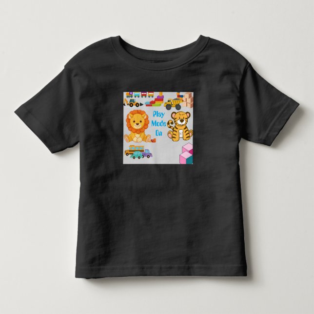 Play Mode On Toddler T-shirt (Front)
