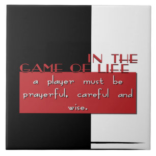 Play or Stay Home Trivet Tile
