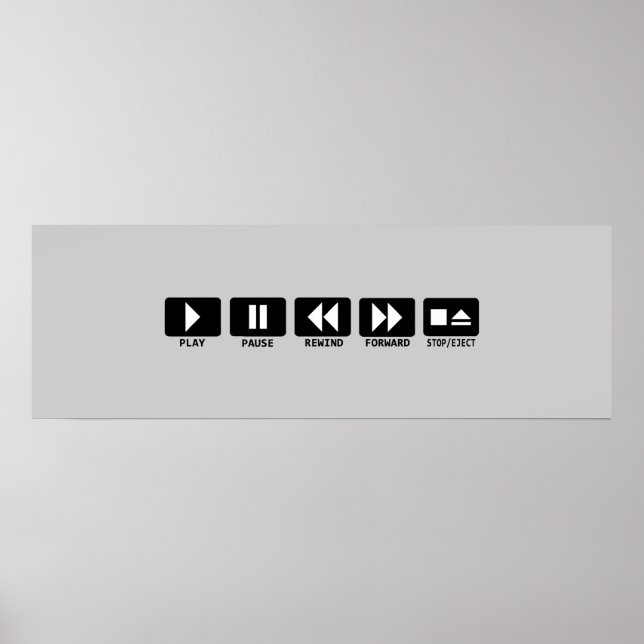 play.pause.rewind.forward.stop poster (Front)