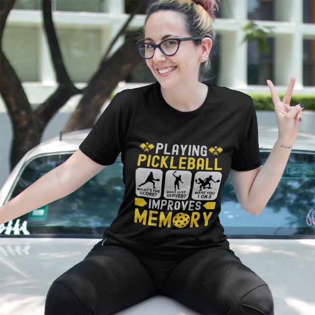 Play Pickleball Exercises Memory T-Shirt (Creator Uploaded)