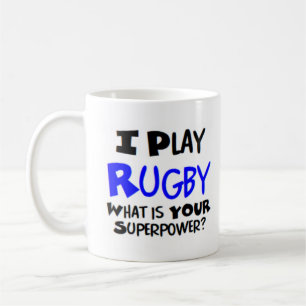 play rugby coffee mug