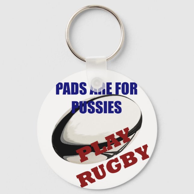 Play Rugby Keychain (Front)