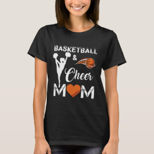 Play Sketll And Cheer Mom High School Player For W T-Shirt