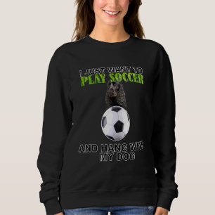 Play Soccer Hang W Dog English Cocker Spaniel Sweatshirt