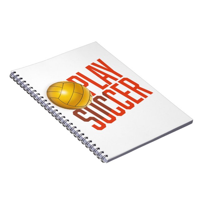 Play Soccer Notebook (Right Side)