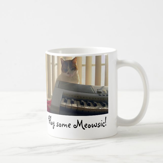 Play some Meowsic! Coffee Mug (Right)