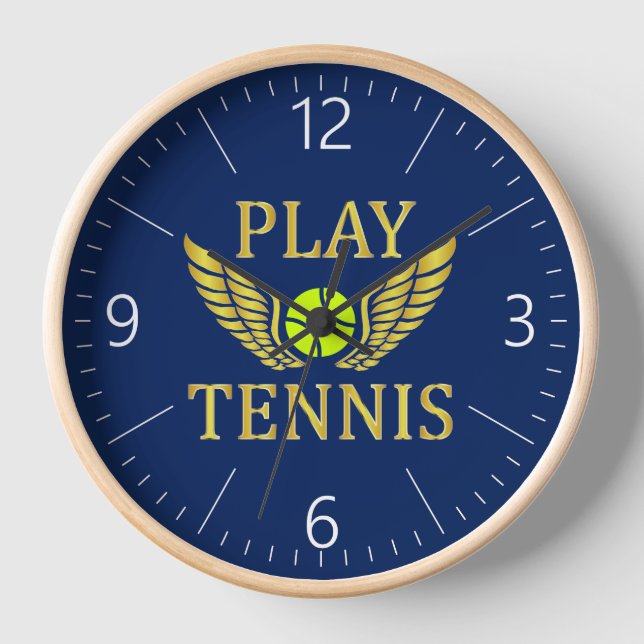 Play tennis clock (Front)