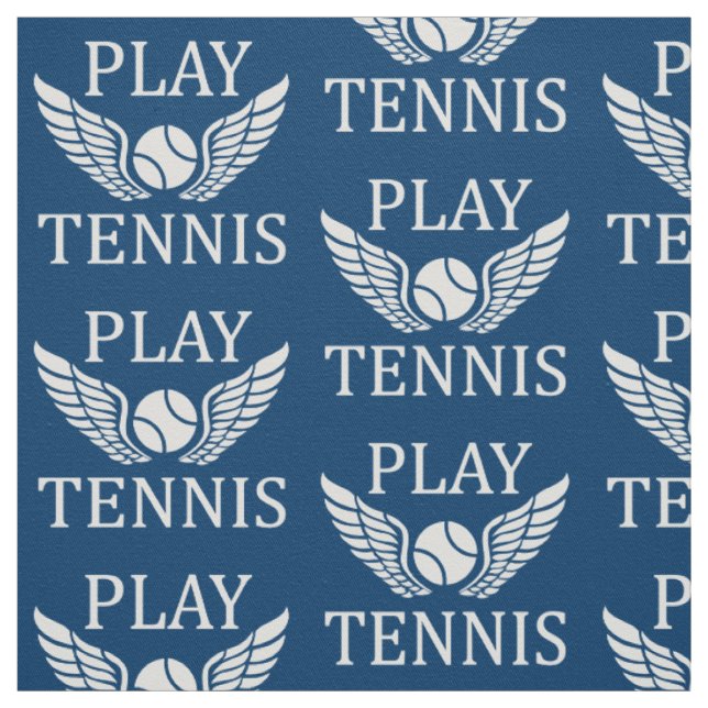 Play tennis fabric (Swatch)