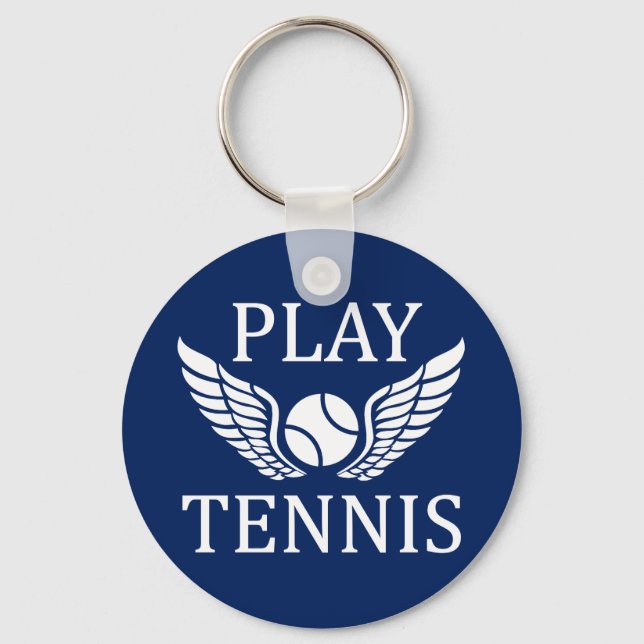 Play tennis keychain (Front)