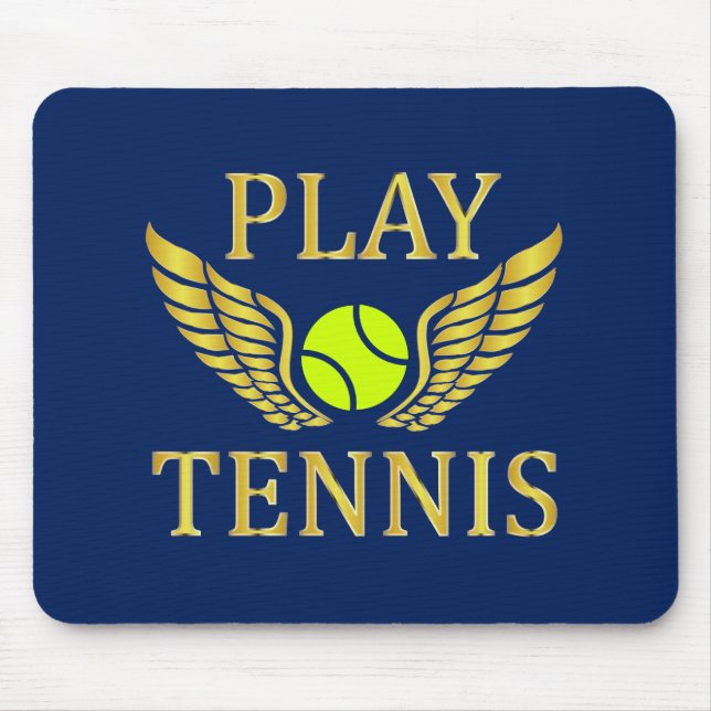Play tennis mouse pad (Front)