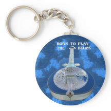 Play the Blues Keychain