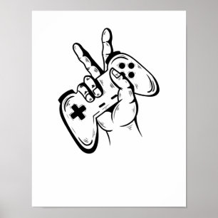 Play the game console poster