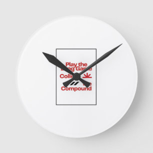 Play the Long Game Round Clock 