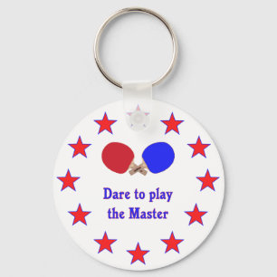 Play the Master Ping Pong Keychain