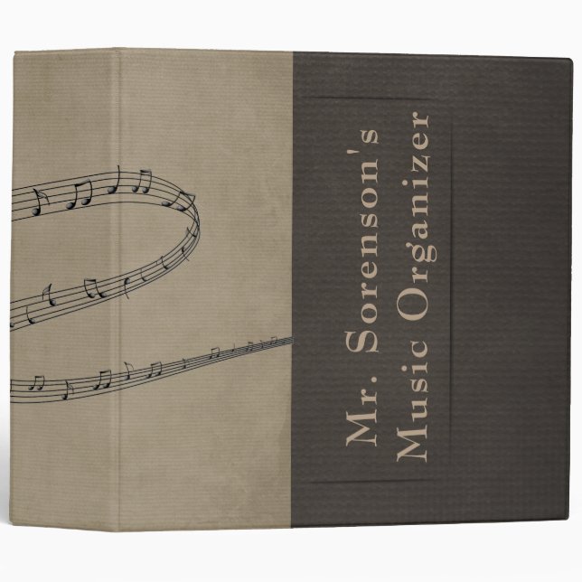 Play The Music Organizer Binder (Front/Spine)
