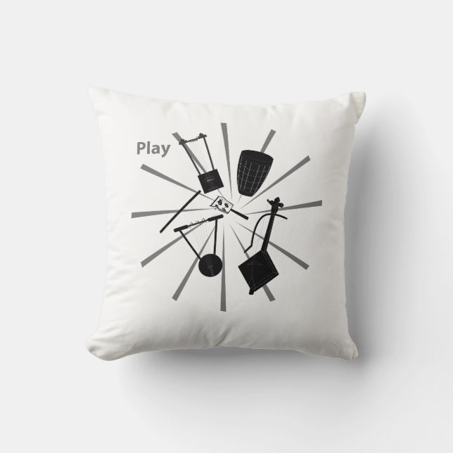 Play Throw Pillow (Front)