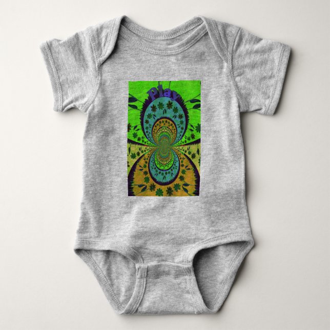 Play Time Custom Baby Romper (Front)