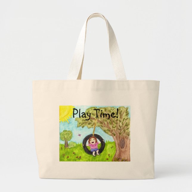 Play Time! Tote Bag (Front)
