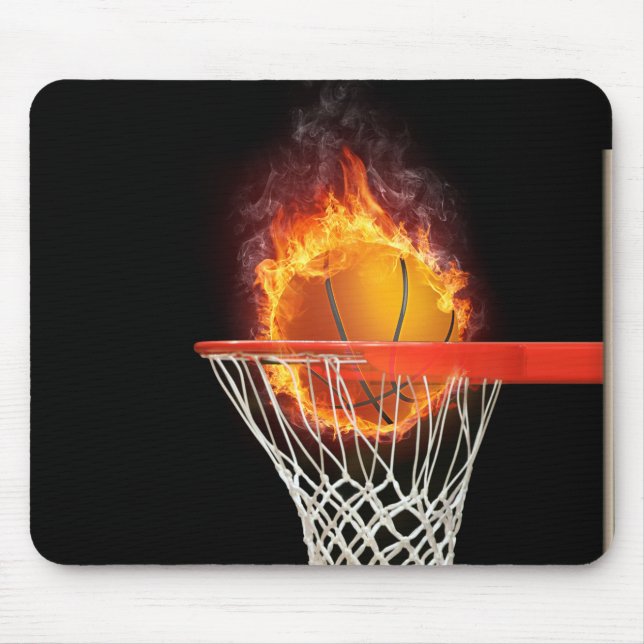 PLAY TO WIN Basketball | Sport Gif Mouse Pad (Front)