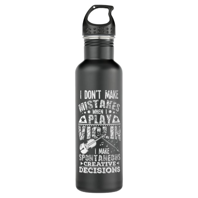 Play Violin 710 Ml Water Bottle (Front)