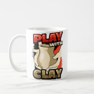 Play With Clay Pottery Coffee Mug