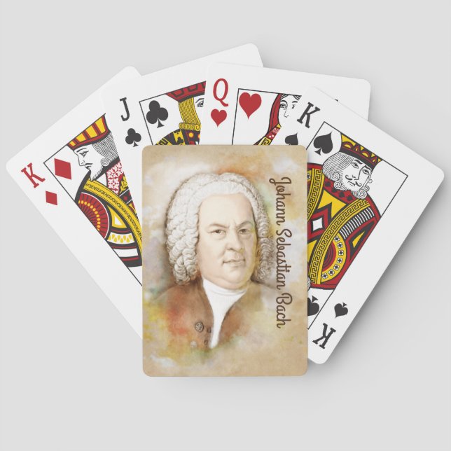 Play with Johann Sebastian Bach Playing Cards (Back)