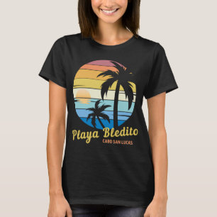 Playa Bledito - Tropical Vintage Sunset, Cabo San T-Shirt