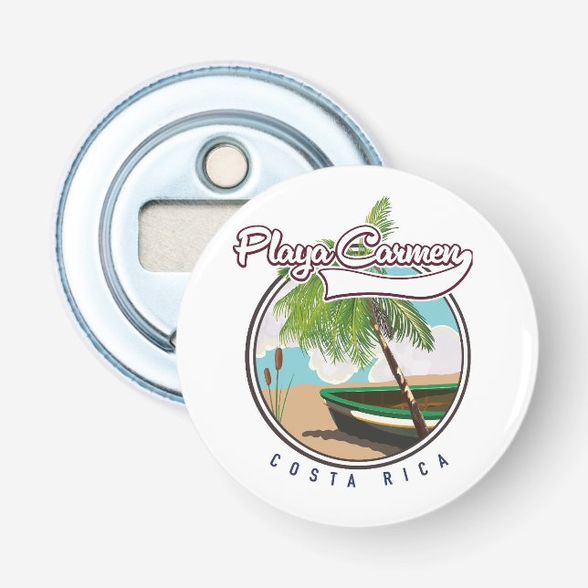 Playa carmen Costa rica Bottle Opener (Front)