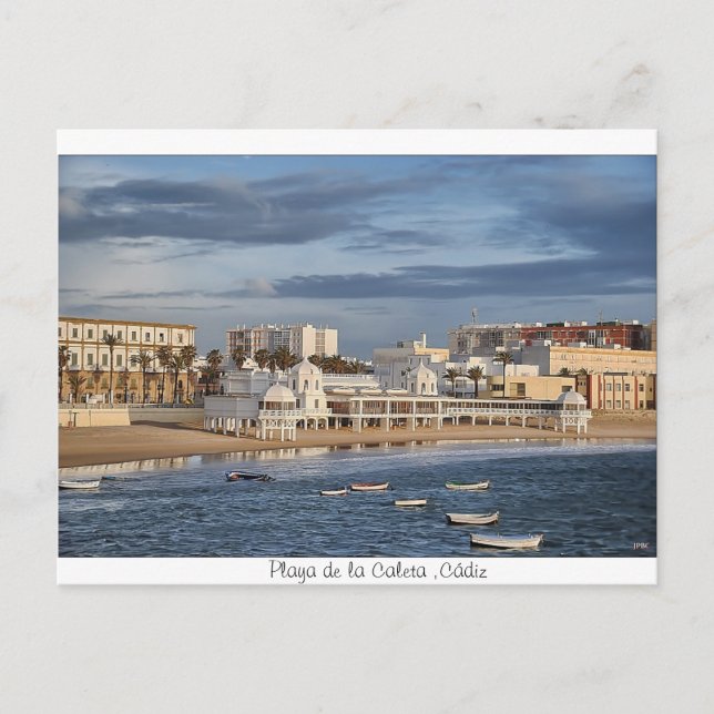 Playa de la Caleta ,Cádiz Postcard (Front)