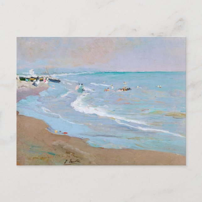 Playa de Valencia | Joaquín Sorolla Postcard (Front)