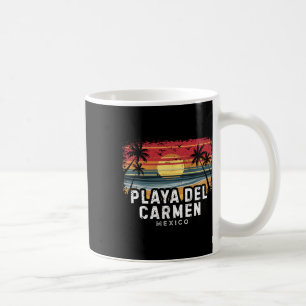 Playa Del Carmen Mexico Surfboard Beach Coffee Mug