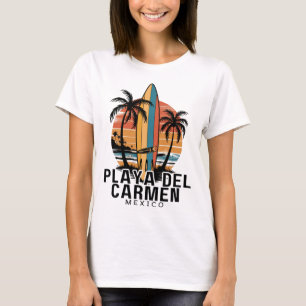 Playa Del Carmen Mexico Surfing Surfer _1 T-Shirt