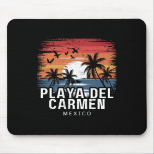Playa Del Carmen Mexico Surfing Surfer  Mouse Pad