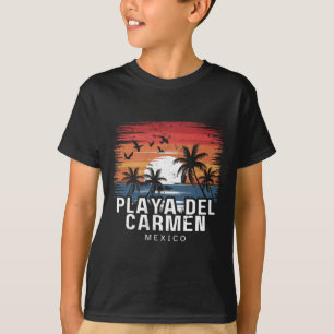 Playa Del Carmen Mexico Surfing Surfer T-Shirt