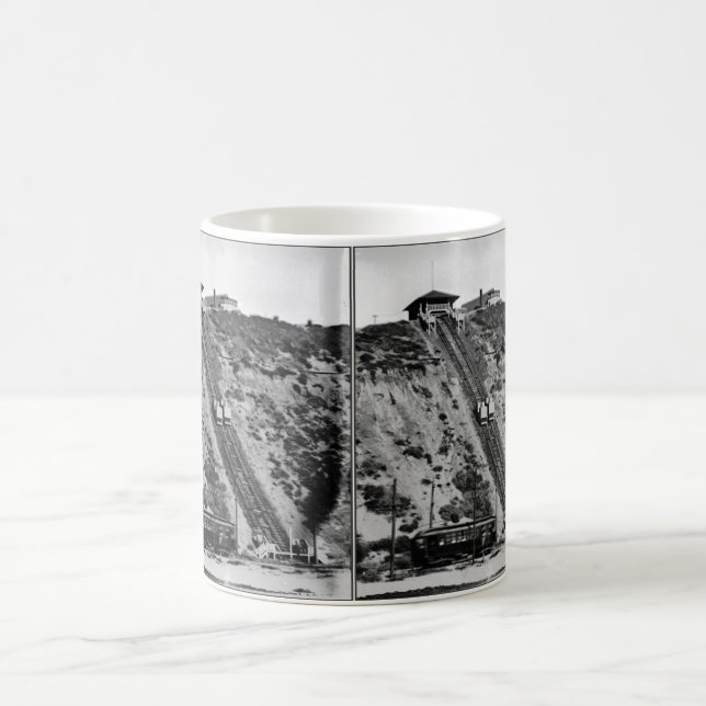Playa del Rey Incline/Funicular - 1901 Coffee Mug (Center)