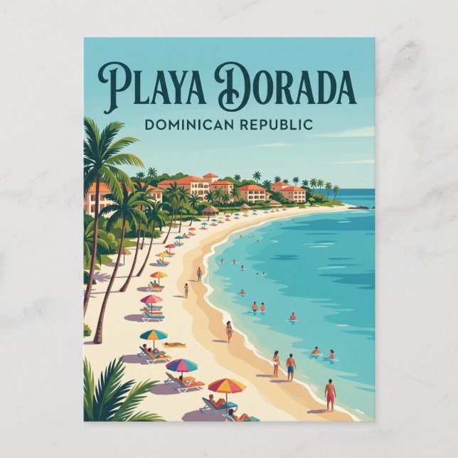 Playa Dorada Dominican Republic Postcard (Front)